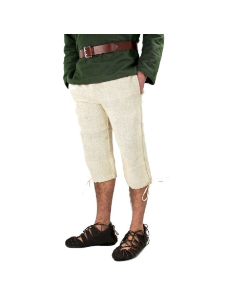 Pantalon Viking en chanvre aux genoux