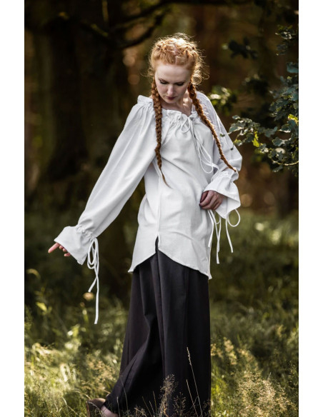 Chemisier médiéval Morgan blanc