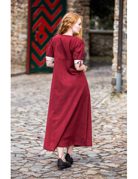 Robe d'été médiévale à lacets