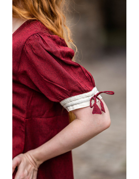 Robe d'été médiévale à lacets