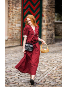 Robe d'été médiévale à lacets