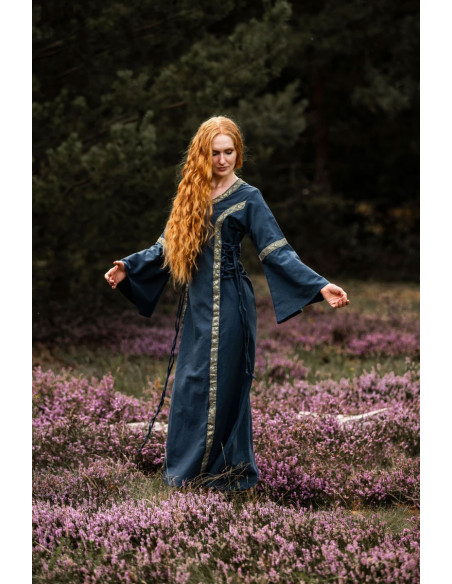 Robe médiévale femme Bleu