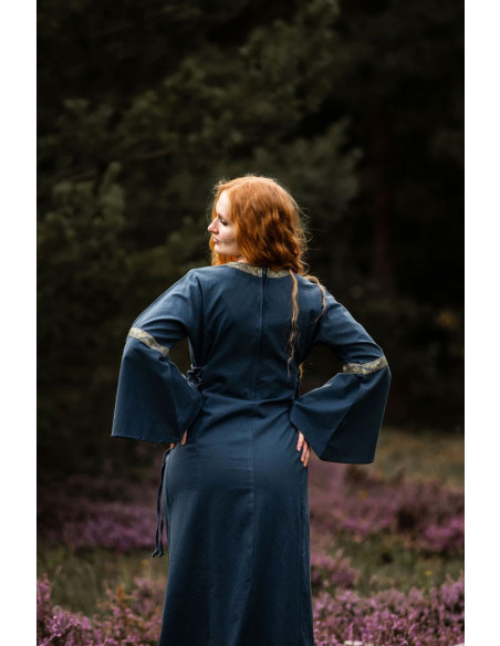 Robe médiévale femme Bleu