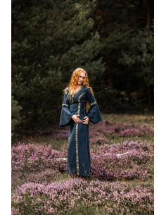 Robe médiévale femme Bleu 2