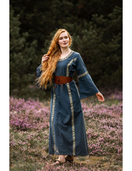 Robe médiévale femme Bleu