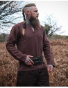 Tunique viking Ivar, marron foncé
