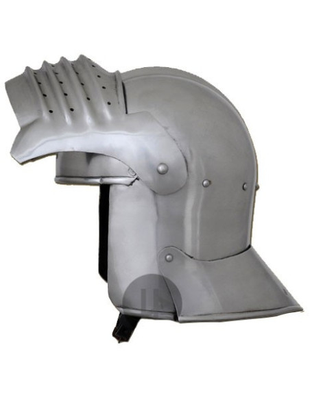 Coiffe médiévale avec visière, année...