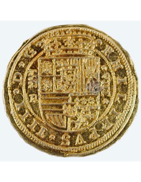 Pièce d'or 100 escudos, 4 cm.