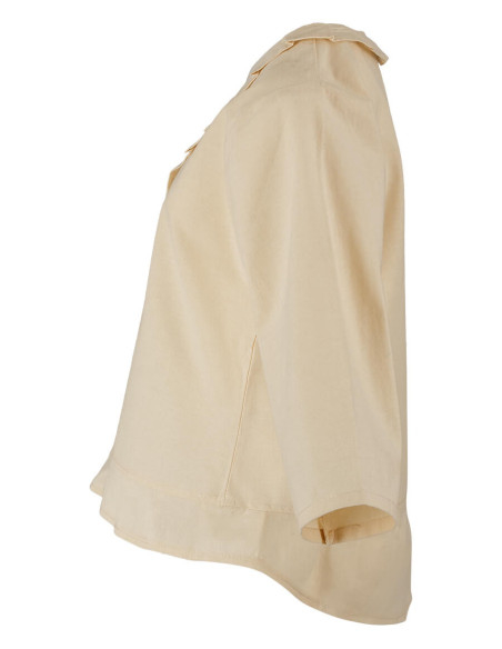 Blouse médiévale en coton modèle...