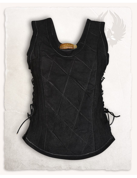 Corsage médiéval en cuir modèle Lucy,...