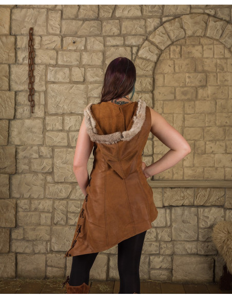 Robe médiévale à capuche modèle...