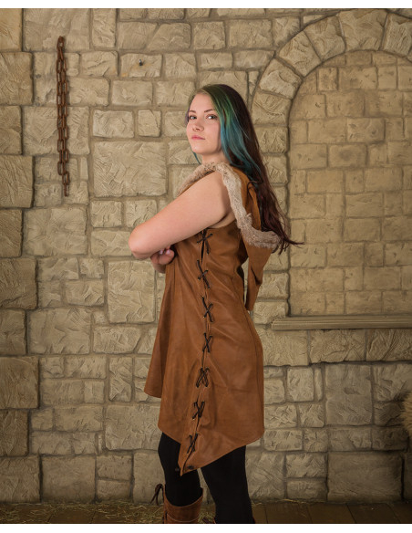 Robe médiévale à capuche modèle...