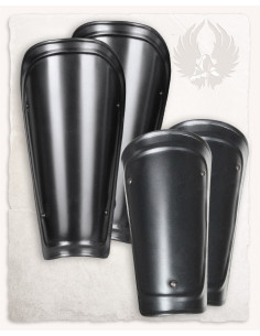 Ensemble bracelets et grèves médiévaux en acier modèle...