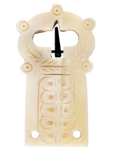 Boucle de ceinture en os