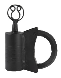 Cadenas médiéval en fer forgé (11x4 cm.)