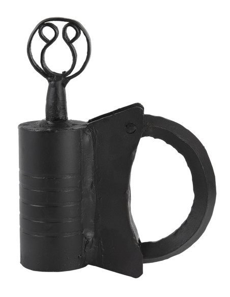 Cadenas médiéval en fer forgé (11x4 cm.)