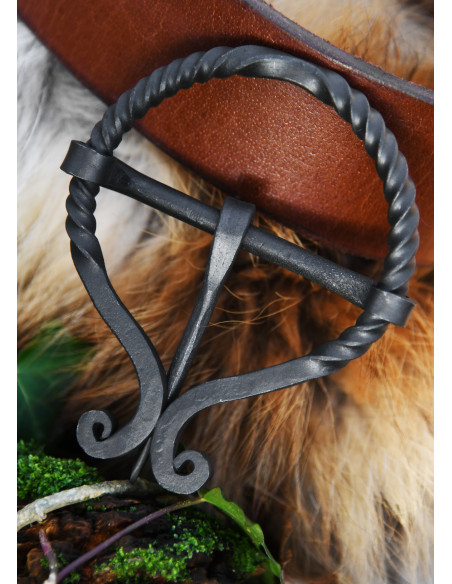 Boucle de ceinture médiévale en fer...