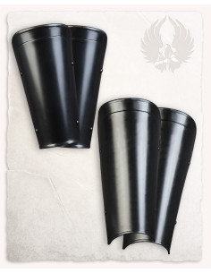 Ensemble de brassards et jambières médiévales modèle...