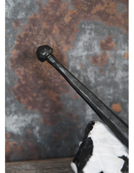 Crochet médiéval en fer forgé pour 2...