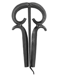 Harpe juive en fer forgé (7,5 cm.)