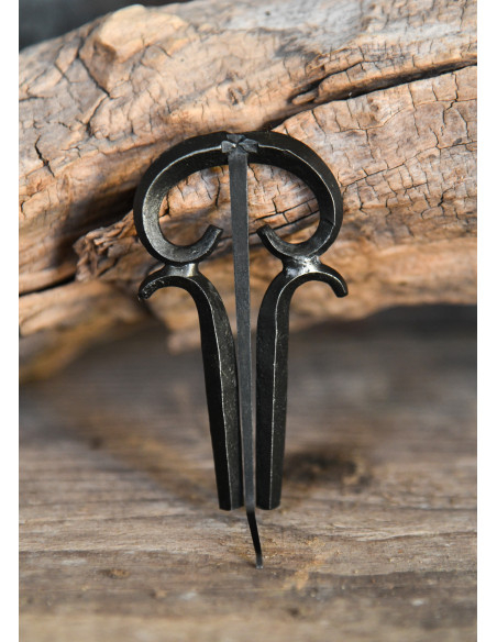 Harpe juive en fer forgé (7,5 cm.)