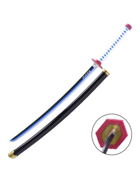 Katana en bambou Giyu Tomioka de Mo...