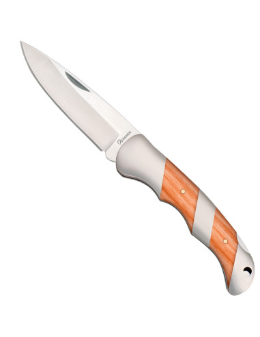 Couteau de marque Albainox avec manche bois-acier (8,50 cm.)