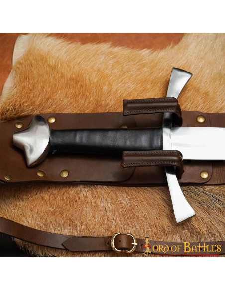 Fourreau médiéval en cuir pour le...