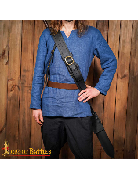 Fourreau médiéval en cuir pour le...