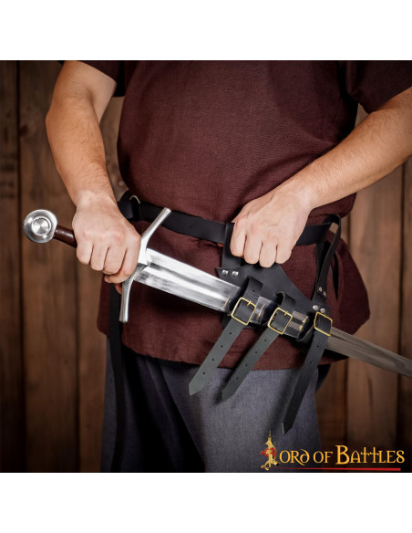 Baldric médiéval réglable pour épées,...