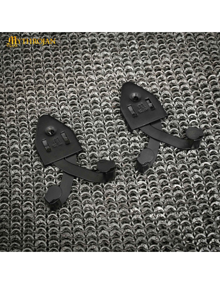 Support en acier noirci pour...