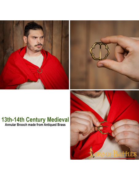 Broche médiévale XIIIe-XIVe siècles...