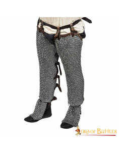 Pantalon en cotte de mailles en acier avec anneaux de 6 mm. 2