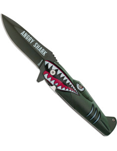 Couteau de marque Albainox modèle Angry-Shark (8,50 cm.)