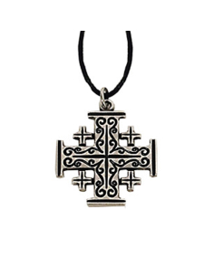 Pendentif Croix Chrétienne des Croisades de Jérusalem