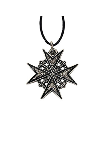 Pendentif croix de Malte chrétienne