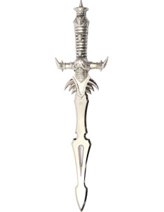 Fantastique ouvre-lettre crâne de 27,5 cm.