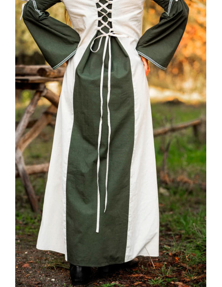 Robe médiévale modèle Amalia, vert...
