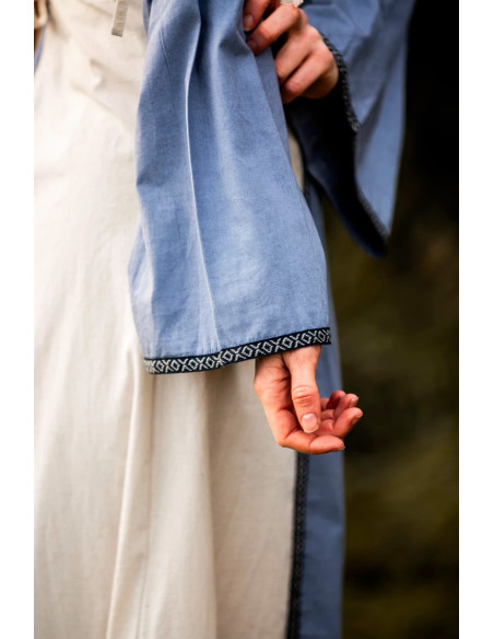 Robe médiévale modèle Amalia, bleu...