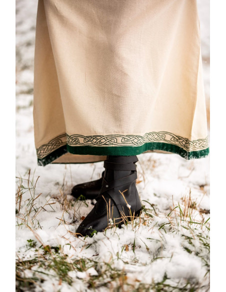 Robe viking modèle Lagertha, vert...