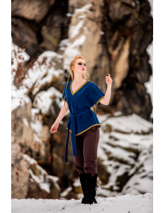 Tunique viking pour femme modèle Matilda, bleue 2