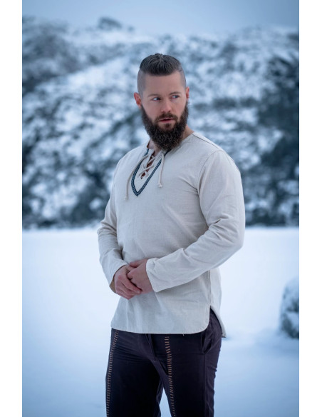 Chemise médiévale pour homme modèle...