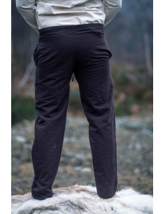 Pantalon médiéval modèle Hermann, marron foncé 2