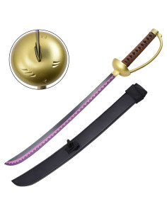 Épée du roi pirate Gol D. Roger de One Piece, étui en cuir