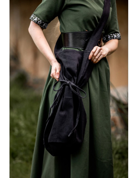 Sac bandoulière modèle Leti, noir