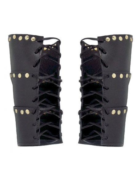 Bracelets en cuir avec rivets modèle...