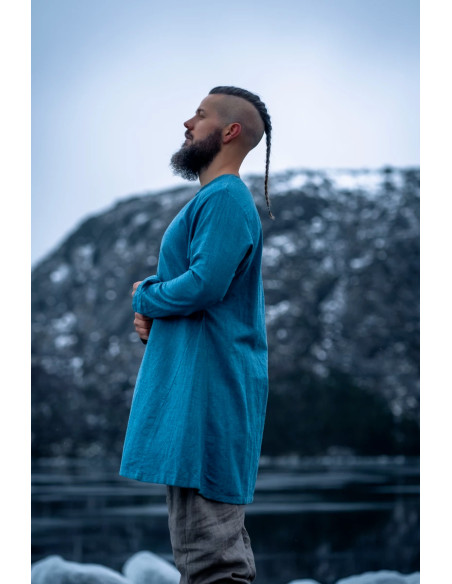 Tunique Viking en lin modèle Ragnar,...
