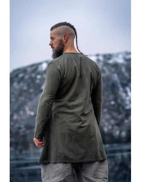 Tunique Viking en lin modèle Ragnar,...