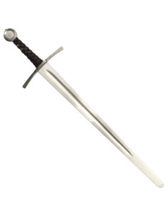 Épée médiévale courte d'archer, garde courbée