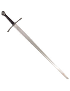 Épée de combat longue d'une main et demie, garde courbée